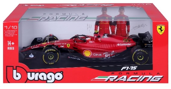 פרארי פורמולה 1 F1-75 (2022) (w/ helmet)