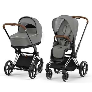 עגלת סייבקס פריאם 4 Priam CYBEX עם ריפוד מיוחד - אפור