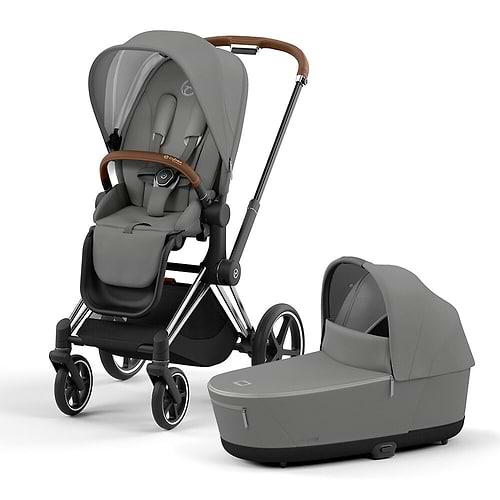 עגלת סייבקס פריאם 4 Priam CYBEX עם ריפוד מיוחד - אפור
