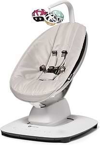 ממרו mamaroo מפוארת צבע אפור - דגם 5.0 אפשרות חיבור לבלוטוס, עם 5 תנועות נדנוד יחודיות.- אפור4MOMS