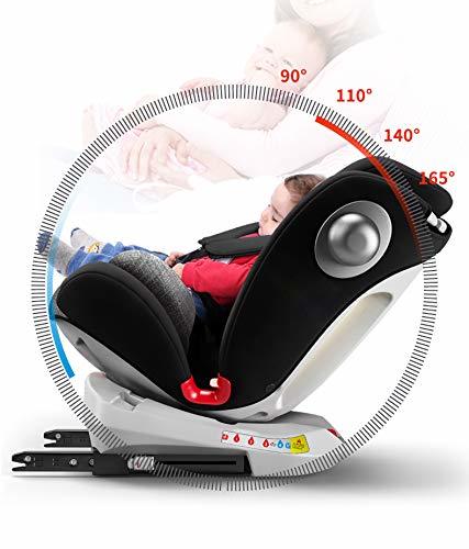 כיסא בטיחות 836 , 837 משולב בוסטר, מסתובב 360º מלידה ועד גיל 8 עם חיבור איזופיקס - בייבי סייף BabySafe