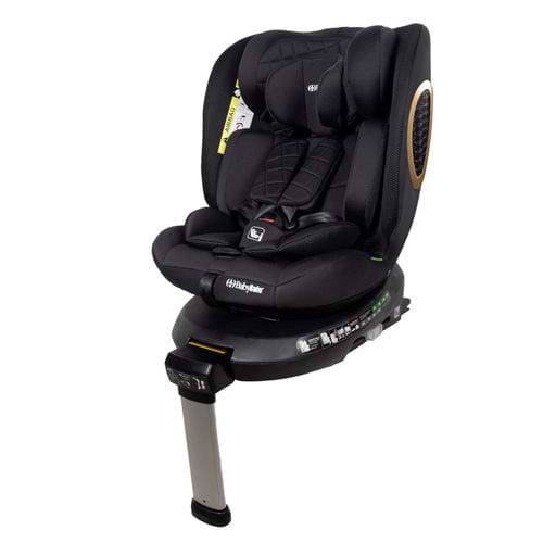 חדש בישראל ! כיסא בטיחות AY819 בתקן I-SIZE מסתובב 360º(שחור) מבית BabySafe
