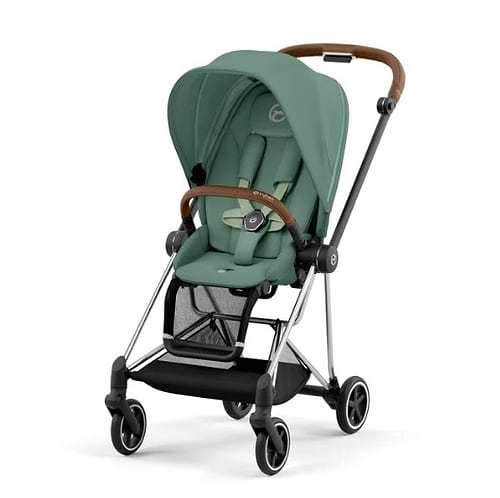 עגלת תינוק Cybex Mios 3 כרום חום עם צבעי פסטל