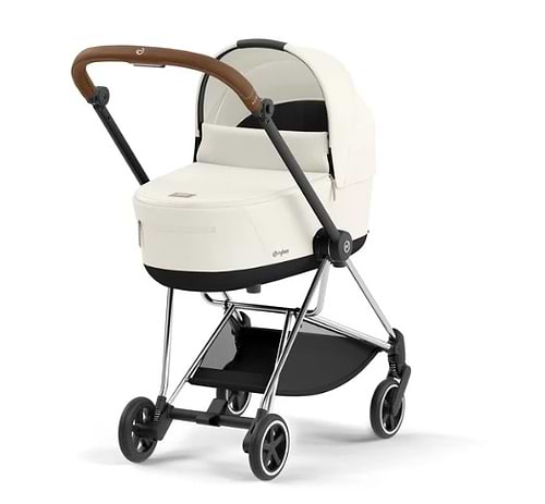 עגלת תינוק Cybex Mios 3 כרום חום עם צבעי פסטל