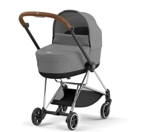 עגלת תינוק Cybex Mios 3 כרום חום עם צבעי פסטל