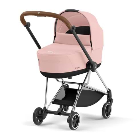 עגלת תינוק Cybex Mios 3 כרום חום עם צבעי פסטל