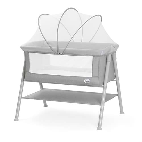 עריסה לתינוק דאלאס מסגרת אפורה – Dallas Baby Crib