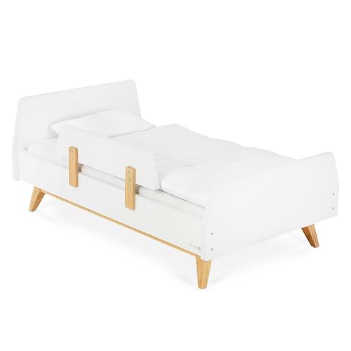 מיטת מעבר קרוליין לבן/עץ – Caroline Toddler Bed White/Wood 130×70 cm