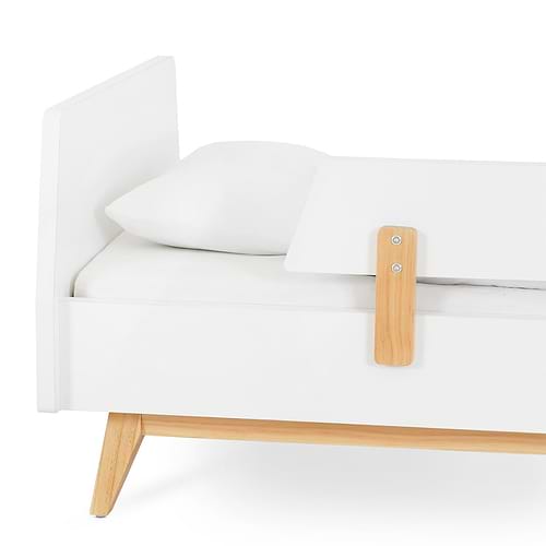 מיטת מעבר קרוליין לבן/עץ – Caroline Toddler Bed White/Wood 130×70 cm
