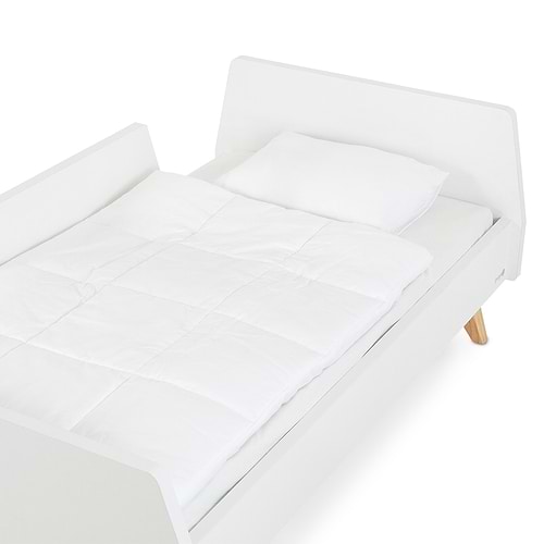 מיטת מעבר קרוליין לבן/עץ – Caroline Toddler Bed White/Wood 130×70 cm