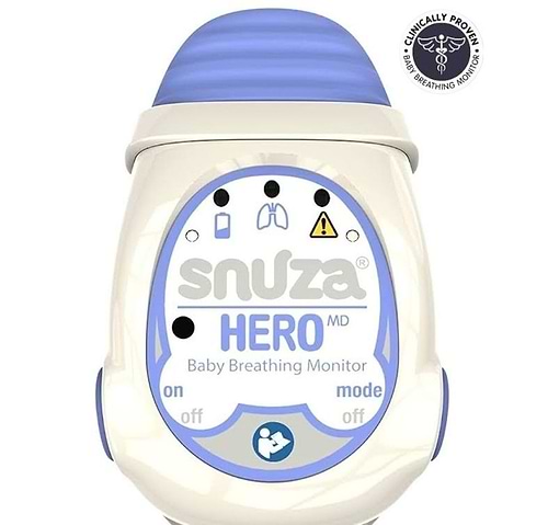 מוניטור נשימתי אקטיבי סנוזה הירו Snuza HeroMD 2024 היחיד עם אישור מיכשור רפואי