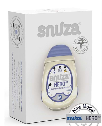 מוניטור נשימתי אקטיבי סנוזה הירו Snuza HeroMD 2024 היחיד עם אישור מיכשור רפואי