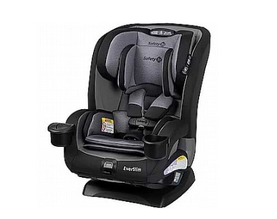 כיסא בטיחות משולב בוסטר מדגם EVERSLIM DLX בצבע אפור-ג'ינס