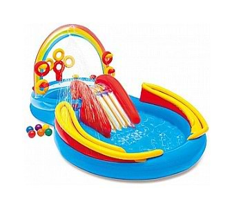 בריכת פעילות מתנפחת קשת בענן מבית INTEX 57453