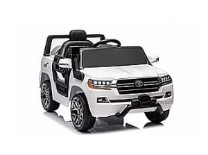 ג'יפ לילדים 12V דגם SUV TOYOTA LAND CRUISER בצבע לבן