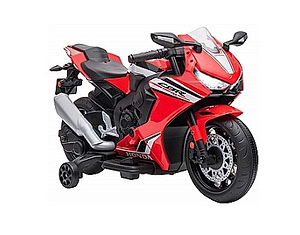אופנוע ממונע 12V לילדים דמוי הונדה- חשמלי-אדום