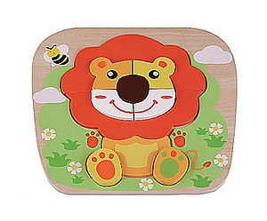 פאזל הרכבה אריה pit toys