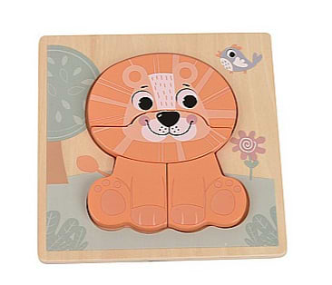 מיני פאזל אריה pit toys