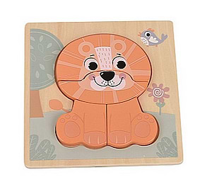 מיני פאזל אריה pit toys