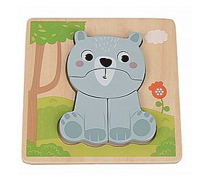 מיני פאזל דב pit toys
