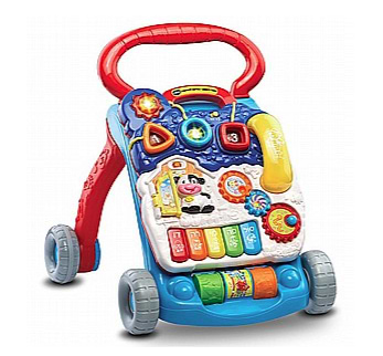 הליכון לתינוק ראשון שלי בעברית - כחול Vtech