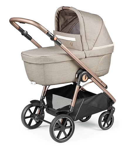 עגלת תינוק ולוצ'ה Veloce עם מנגנון נסיעה חלק, אמבטיה מרווחת ומשודרגת עם מעמד – צבע Mon Amour