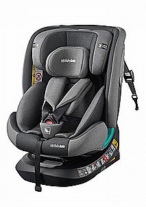 כיסא בטיחות בתקן G409 I-SIZE מסתובב 360º מבית BabySafe שחור+כולל גגון רחב