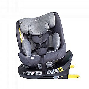 כיסא בטיחות בתקן G409 I-SIZE מסתובב 360º מבית BabySafe שחור+כולל גגון רחב