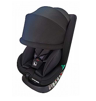 כיסא בטיחות בתקן G409 I-SIZE מסתובב 360º מבית BabySafe + כולל גגון רחב
