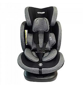 כיסא בטיחות בתקן I-SIZE מסתובב 360º מבית BabySafe (שחור)