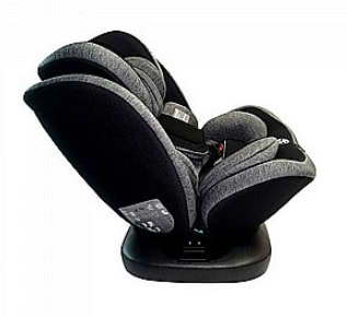 כיסא בטיחות בתקן I-SIZE מסתובב 360º מבית BabySafe (שחור)