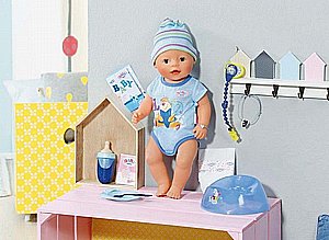 Baby Born Interactive Boy Doll-בובת תינוק ענקית אינטרקטיבית