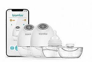 Biamba pump pro new - ביאמבה פאמפ פרו ניו משאבת חלב זוגית 2 יחידות