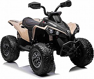 טרקטורון קאן אם מקורי ! מצבר 12V עם שלט CAN AM RENEGEDE - צבע ב'ז
