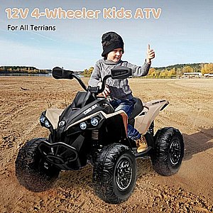 טרקטורון קאן אם מקורי ! מצבר 12V עם שלט CAN AM RENEGEDE - צבע ב'ז
