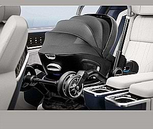 חדש! סלקל על גלגלים 5 ב 1 טיולון וכיסא בטיחות - car seat strolle- שחור/אפור