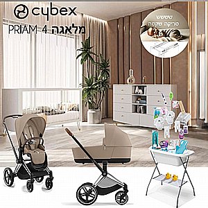 חבילת Cybex מושלמת-סייבקס -מלאגה-פריאם Priam 4