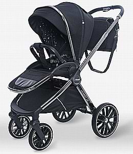 חדש בישראל! עגלת LEGACY lX הכוללת 5 חלקים-אינפנטי בצבע שחור מלא