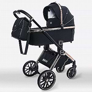 חדש בישראל! עגלת LEGACY lX הכוללת 5 חלקים-אינפנטי בצבע שחור רוז גולד