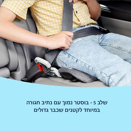 כסא בטיחות 5ב1 במהדורה צרה מלידה עד 54 קג דגם 4Ever DLX Grad 5in1 Slim
