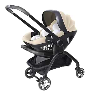 חדש! סלקל על גלגלים 5 ב 1 טיולון וכיסא בטיחות - car seat strolle - בצבע בז