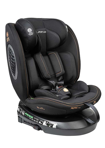 PROTEC PLUS-כיסא בטיחות מסתובב משולב בוסטר 360 - sport line-ספורט ליין פרוטק פלוס- שחור