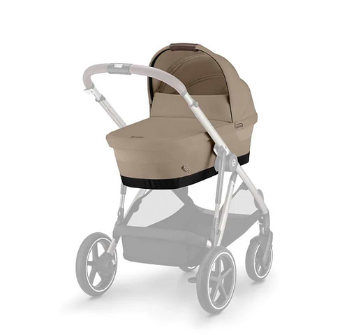 עגלת תינוק לתאומים / אחים Gazelle S2 בז' Almond Beige