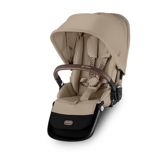 עגלת תינוק לתאומים / אחים Gazelle S2 בז' Almond Beige