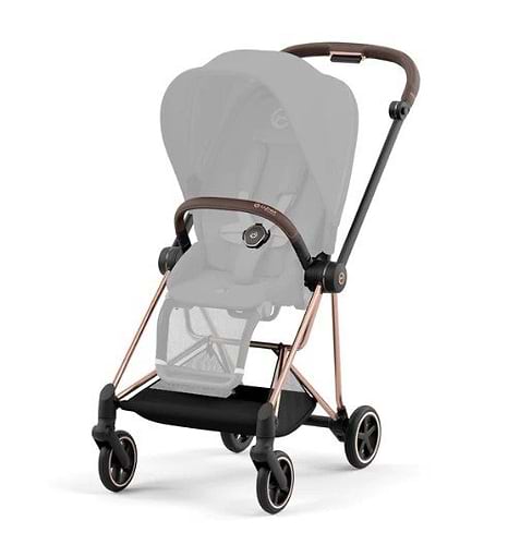 עגלת תינוק משולבת 3 חלקים מיוס Mios 3 - אמבטיה+טיולון+סלקל בצבע שחור