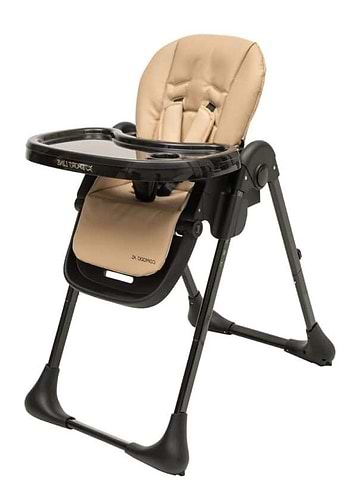 כיסא אוכל COMODO שחור XL Sport Line- קומודו xl אקסל-שמנת