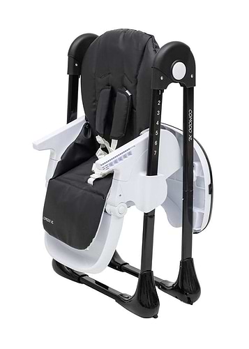 כיסא אוכל COMODO שחור XL Sport Line- קומודו xl אקסל-שמנת