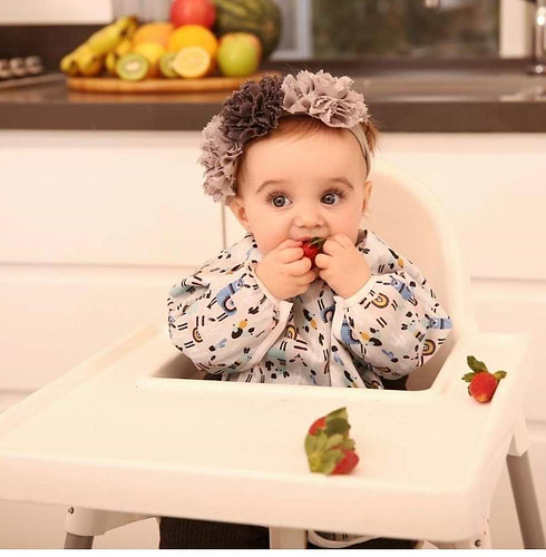 כיסא אוכל בייסיק 2 גבהים לבן-בייבי כל