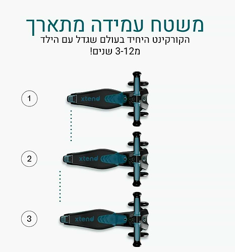 Xtend- אקסטנד רייד און 12 חודשים- 12 שנים בצבע ורוד