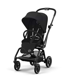 עגלת טיולון Eezy S Twist +2 שחור Magic Black-איזי אס טוייסט סייבקס
